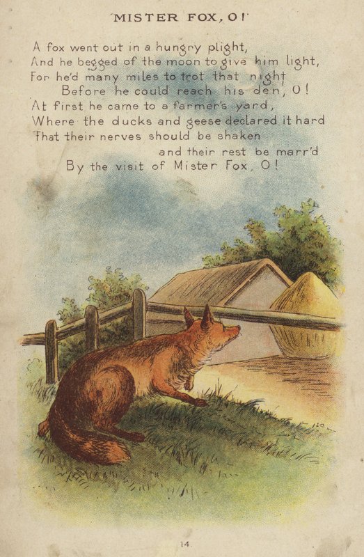 Comptine : Monsieur Renard, O! - Constance Haslewood