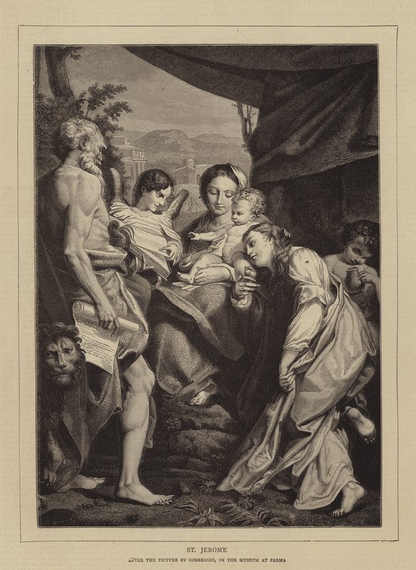 Saint Jérôme - Antonio da Correggio