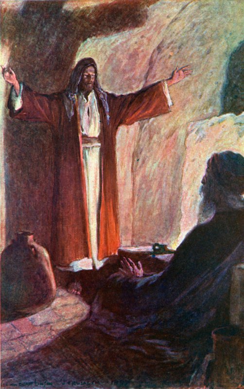 Jésus et Nicodème - Corwin Knapp Linson
