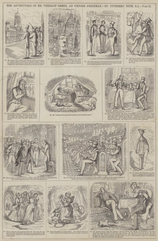 Les aventures de M. Verdant Green, un étudiant de première année à Oxford - Cuthbert Bede