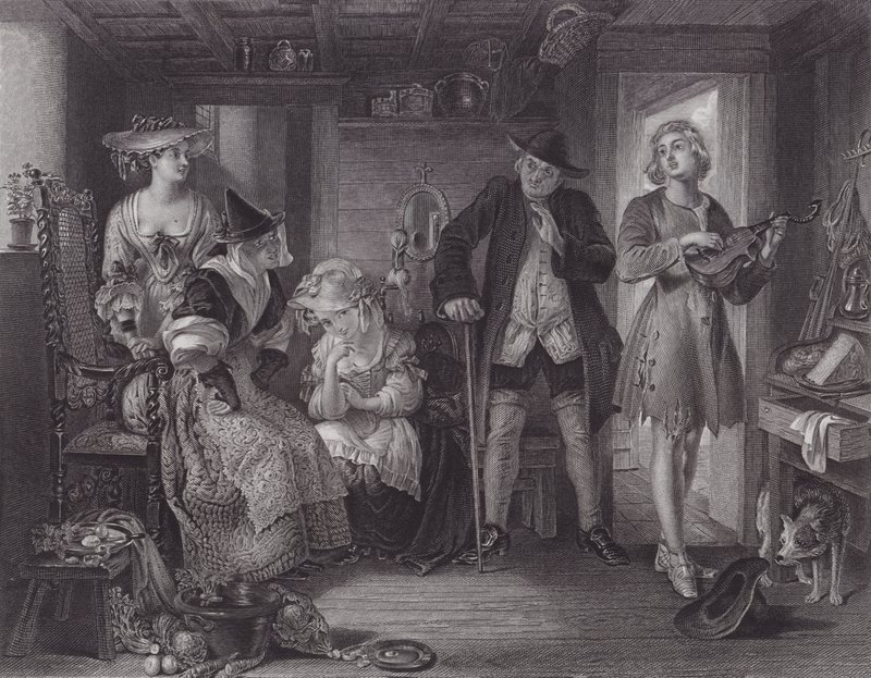 Une scène de "Midas" - Daniel (after) Maclise