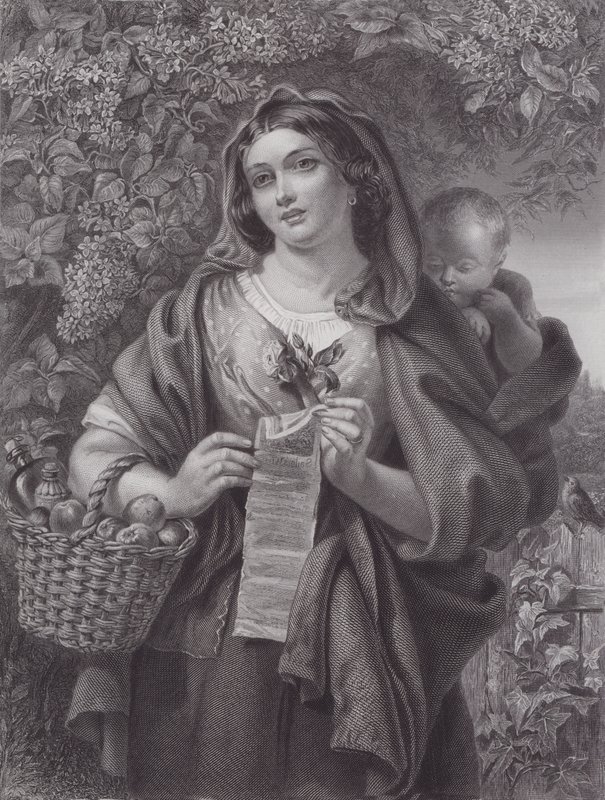 Le Chanteur de Ballades - Daniel (after) Maclise