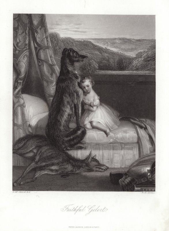 Gelert fidèle - Daniel Maclise