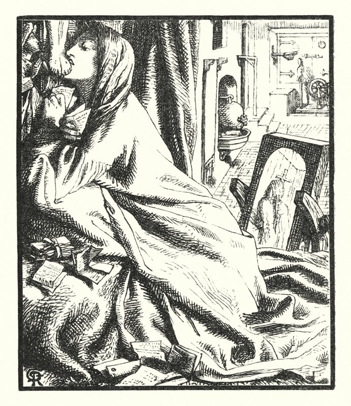 Mariana dans le Sud - Dante Gabriel (after) Rossetti
