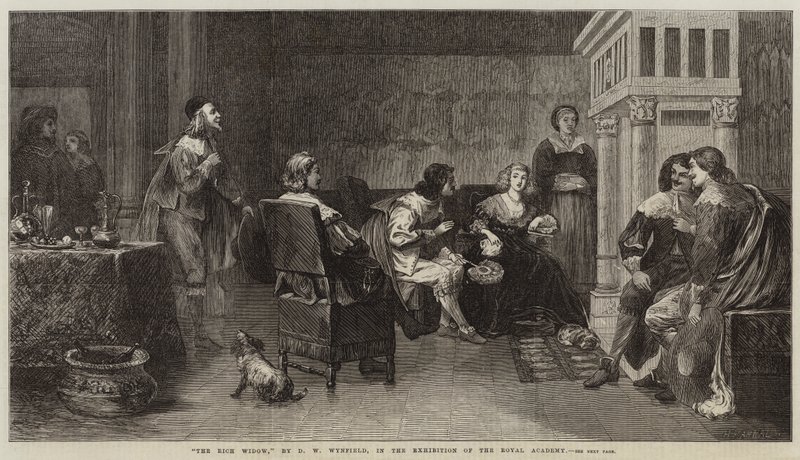 La riche veuve - David Wilkie