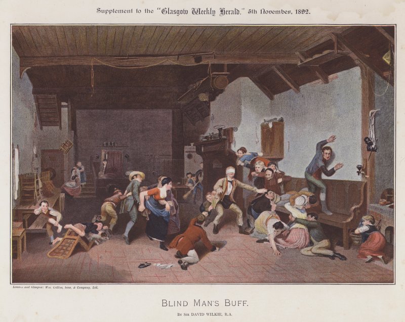 Colin-maillard - David (after) Wilkie