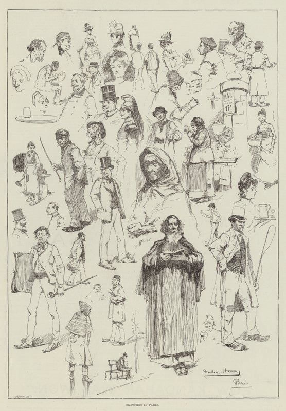 Croquis à Paris - David Hardy