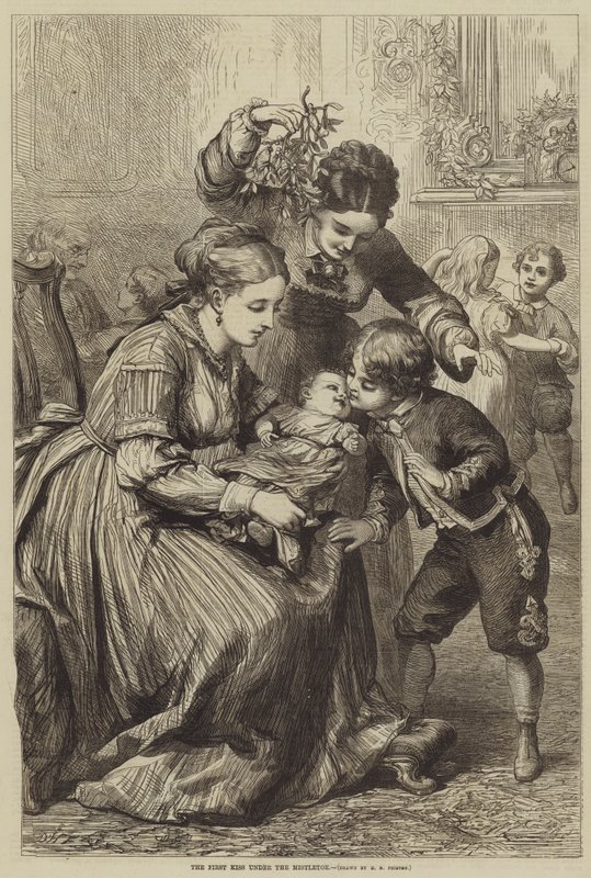 Le premier baiser sous le gui - David Henry Friston