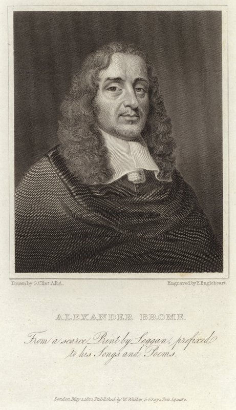 Alexander Brome - poète anglais - David Loggan