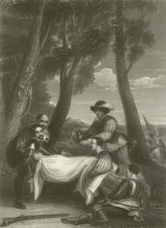 La mort de Sir Philip Sidney - David Wilkie