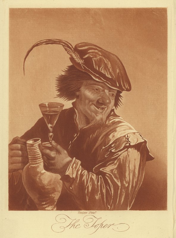 Le Buveur - David the Younger (after) Teniers