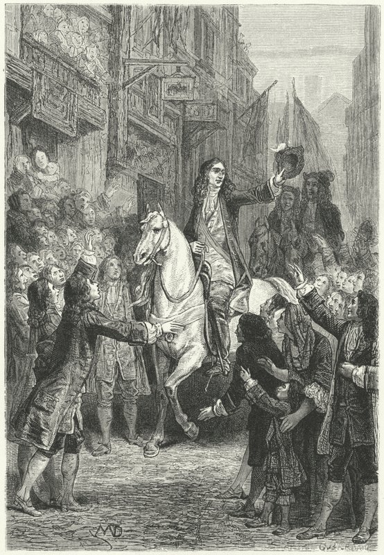 Guillaume III entrant à Londres - Diogene Ulysse Napoleon Maillart