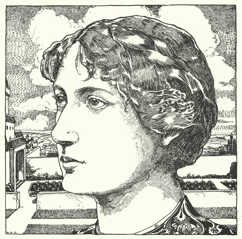 La Bonne Tante (gravure) - Dion Clayton Calthrop
