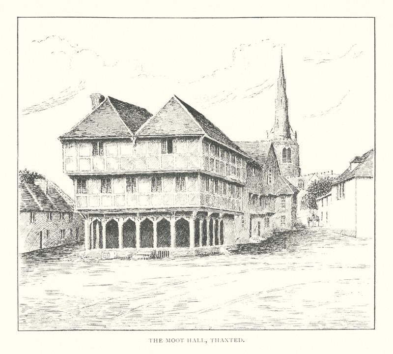 La Salle de Réunion, Thaxted (lithographie) - Duncan Moul
