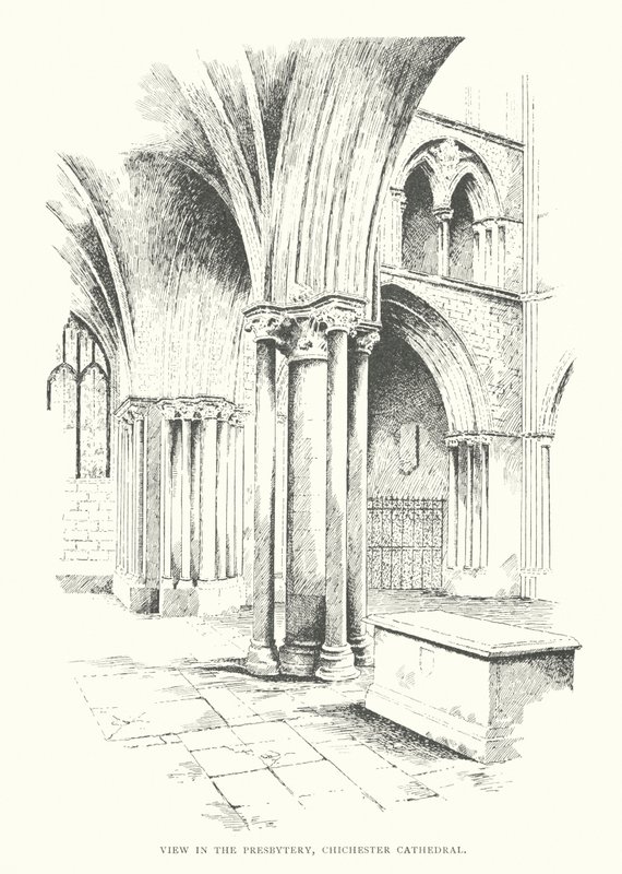 Vue dans le presbytère, Cathédrale de Chichester - Duncan Moul