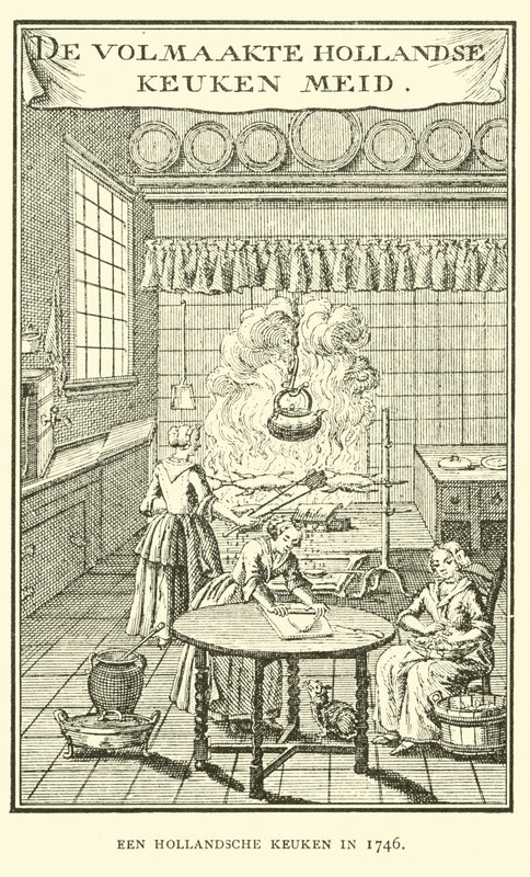 Une cuisine néerlandaise en 1746 - Dutch School