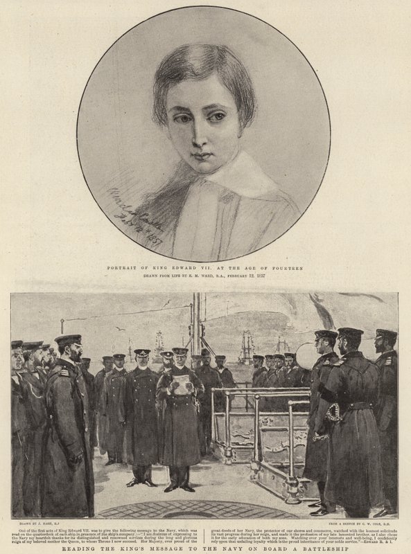 Portrait du roi Édouard VII à l
