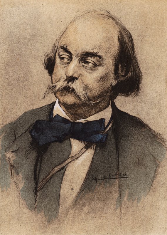 Portrait de Gustave Flaubert - Edgar Chahine