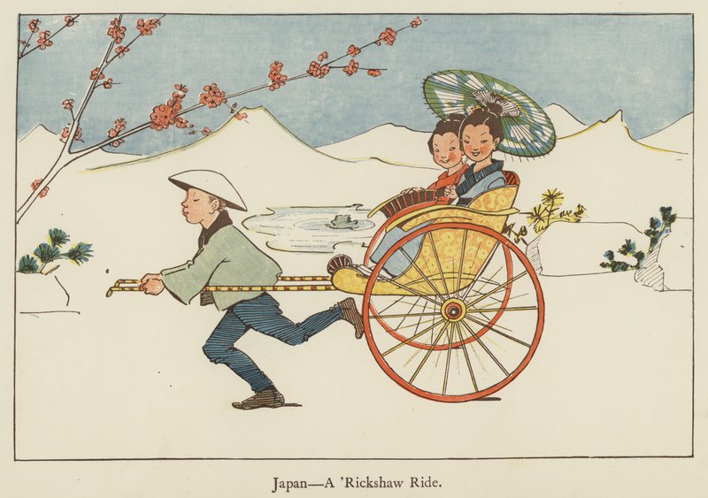 Japon, une balade en pousse-pousse - Edith Farmiloe