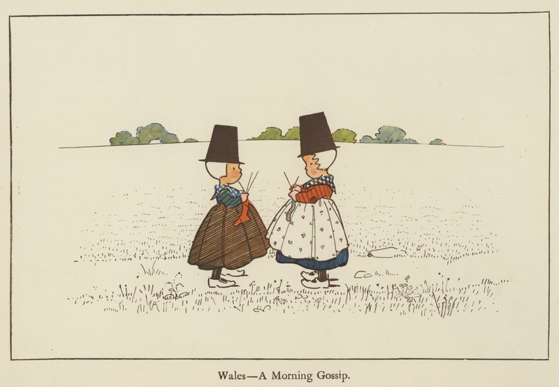 Pays de Galles, un potin du matin - Edith Farmiloe