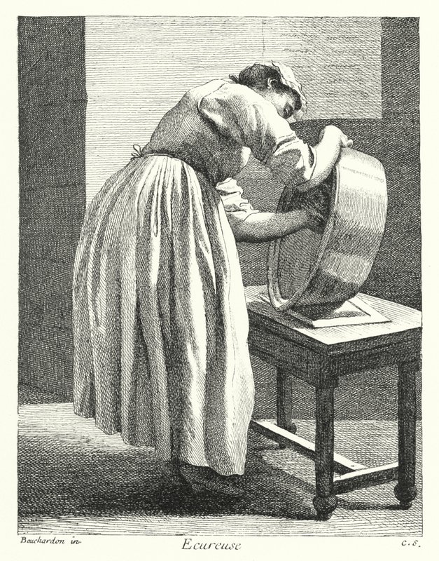 Femme de cuisine - Edmé (after) Bouchardon