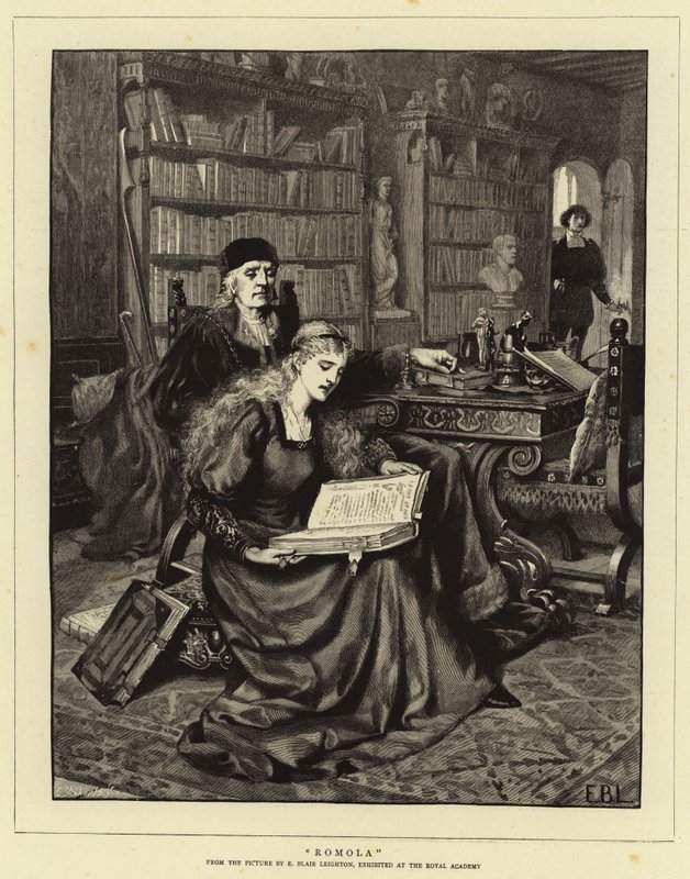 Romola (gravure) - Edmund Blair (after) Leighton