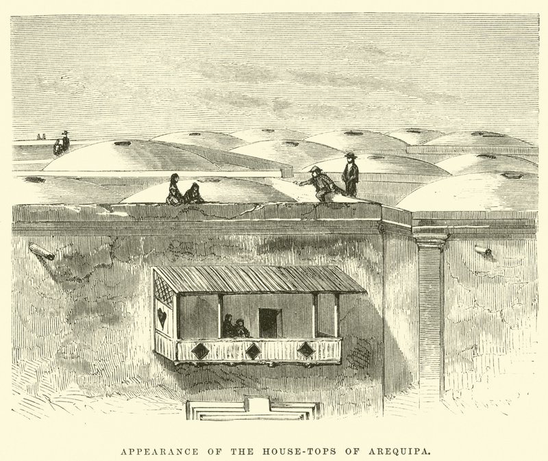 Apparence des toits de maisons d