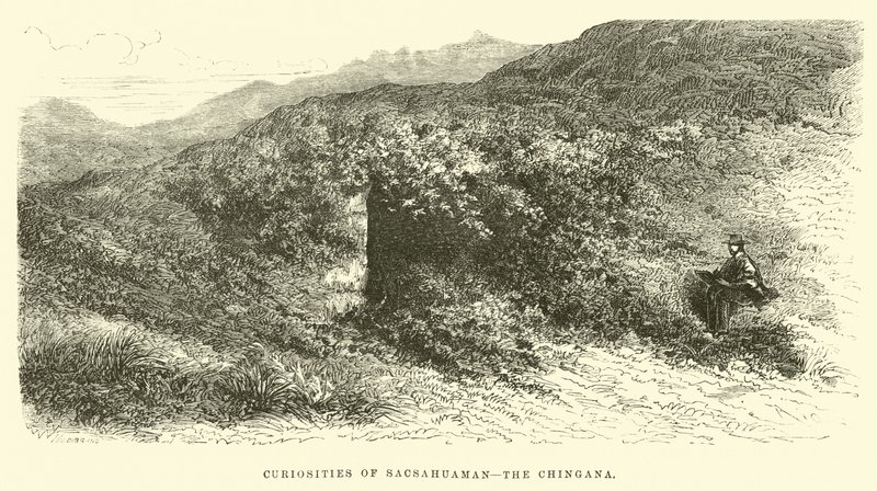 Curiosités de Sacsahuaman, la Chingana - Edouard Riou