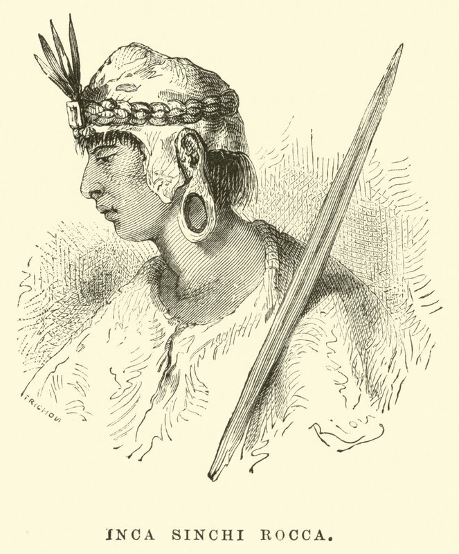 Inca Sinchi Rocca - Edouard Riou