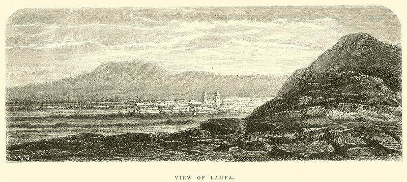 Vue de Lampa - Edouard Riou