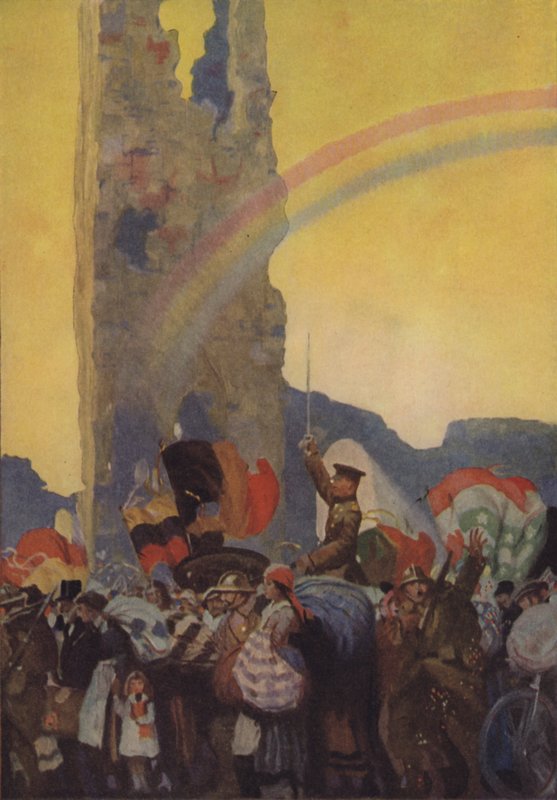 Après la tempête de la guerre - Roi Albert - Edward Adrian Wilson