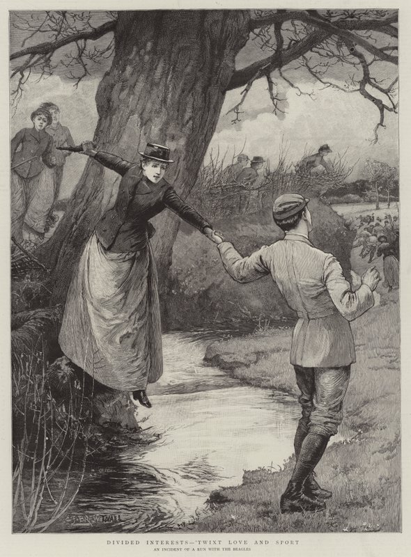 Intérêts partagés, entre amour et sport - Edward Frederick Brewtnall