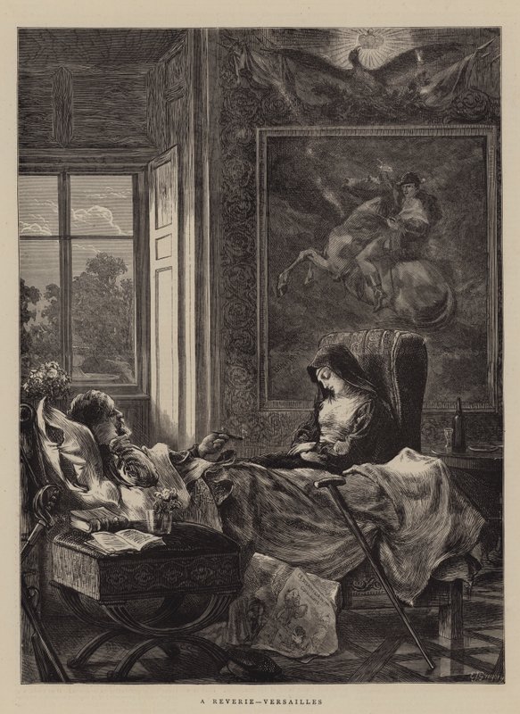 Une rêverie, Versailles - Edward John Gregory