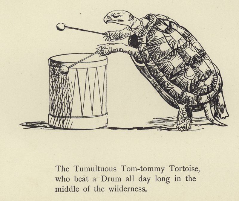 Le tumultueux Tom-tommy Tortue - Edward Lear