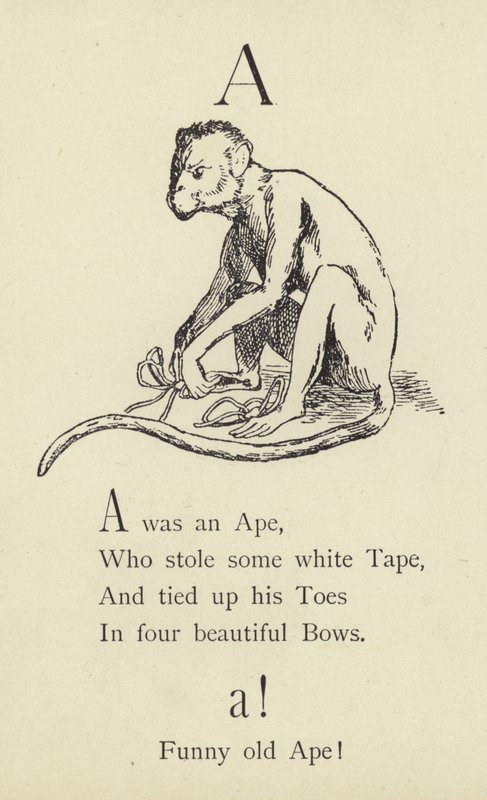 La lettre A - Edward Lear