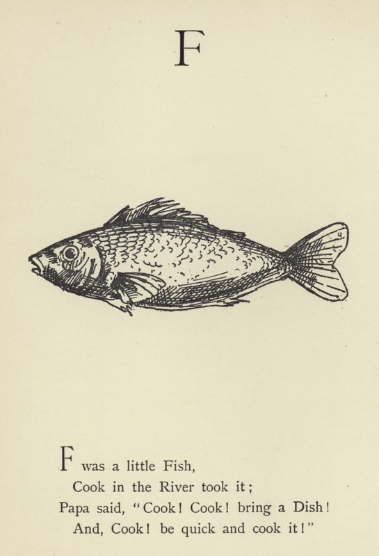 La lettre F - Edward Lear