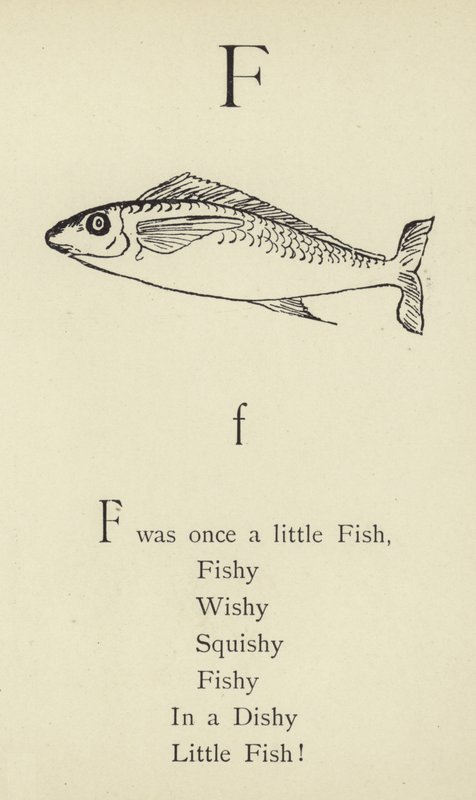 La lettre F - Edward Lear
