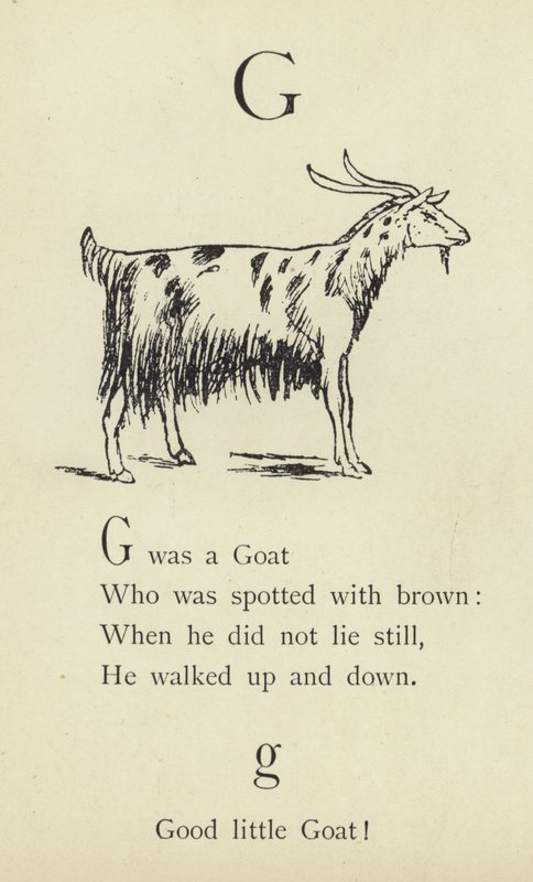 La lettre G - Edward Lear