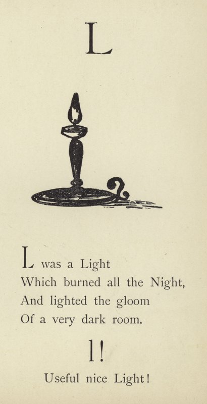 La lettre L - Edward Lear