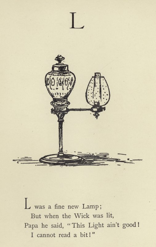 La lettre L - Edward Lear