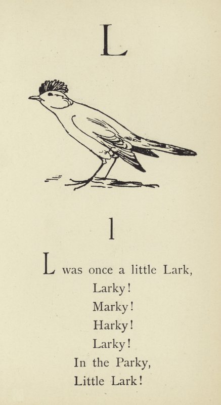 La lettre L - Edward Lear