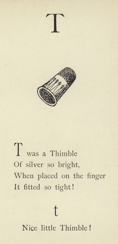 La lettre T - Edward Lear