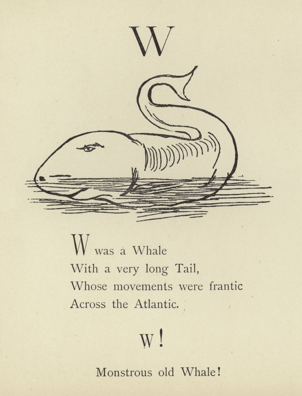 La lettre W - Edward Lear