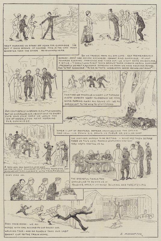 Notre tour à pied - Edward Morant Cox