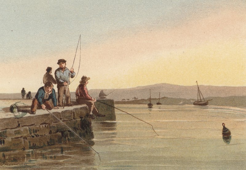 Eau calme, garçons pêchant - Edward after Duncan
