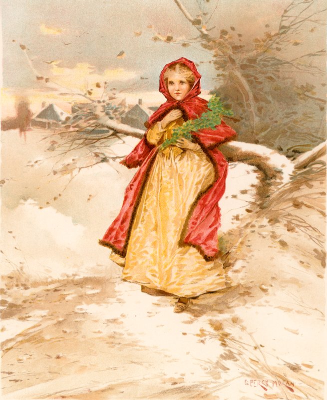 Le Petit Chaperon Rouge colonial - Edward Percy Moran