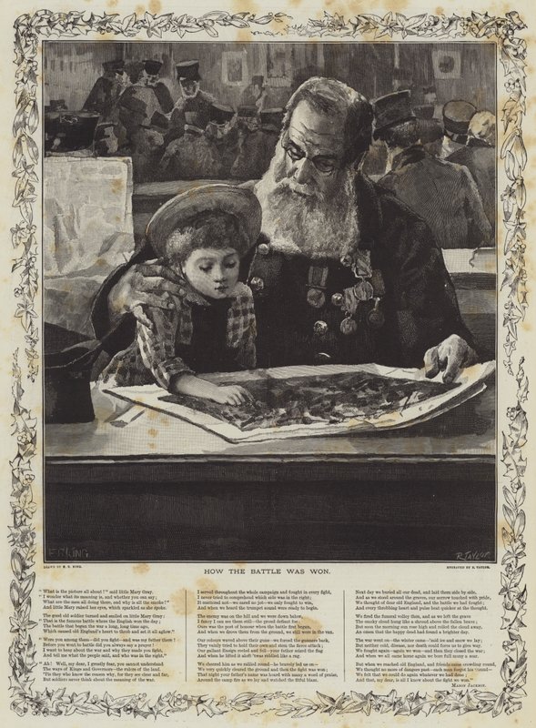 Comment la bataille a été gagnée (gravure) - Edward R. King