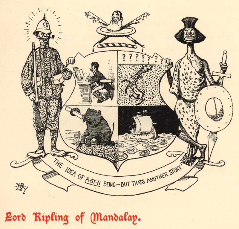 Lord Kipling de Mandalay (gravure) - Edward Tennyson Reed