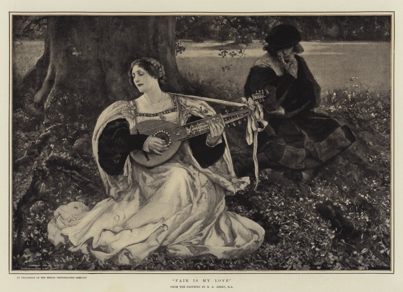 Mon amour est beau - Edwin Austin Abbey