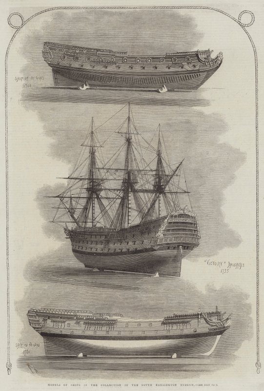 Modèles de navires dans la collection du South Kensington Museum - Edwin Weedon